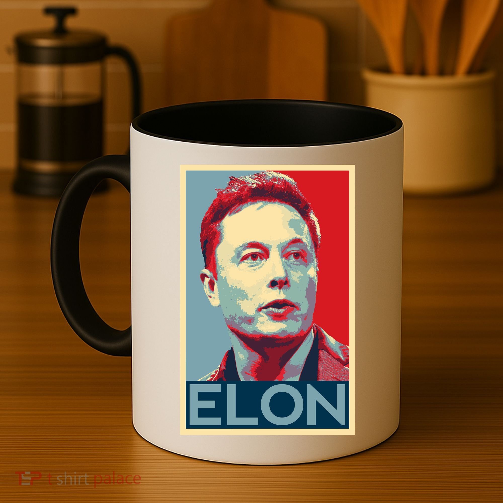 Elon Musk Retro Coffee Mug