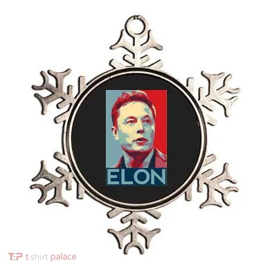 Elon Musk Retro Ornament