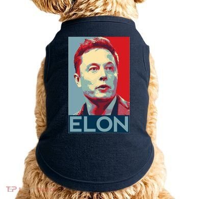 Elon Musk Retro Doggie Tank