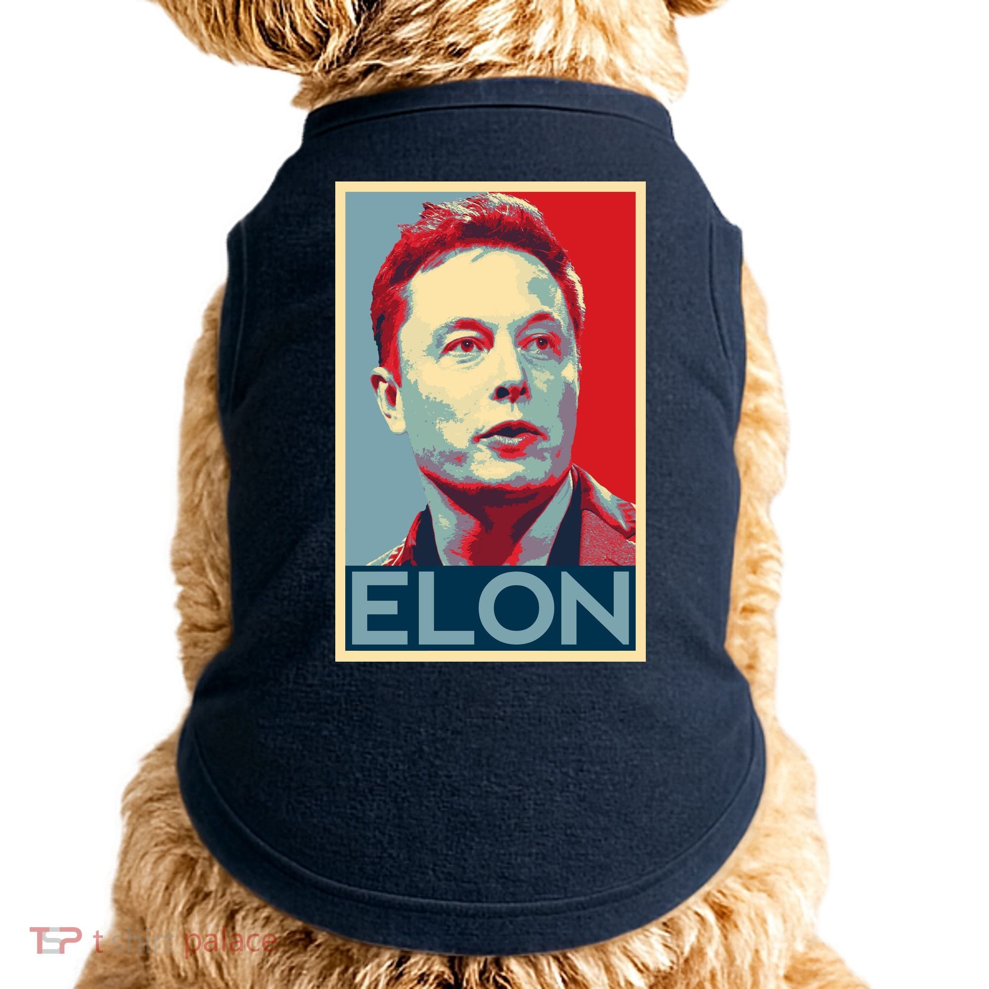 Elon Musk Retro Doggie Tank