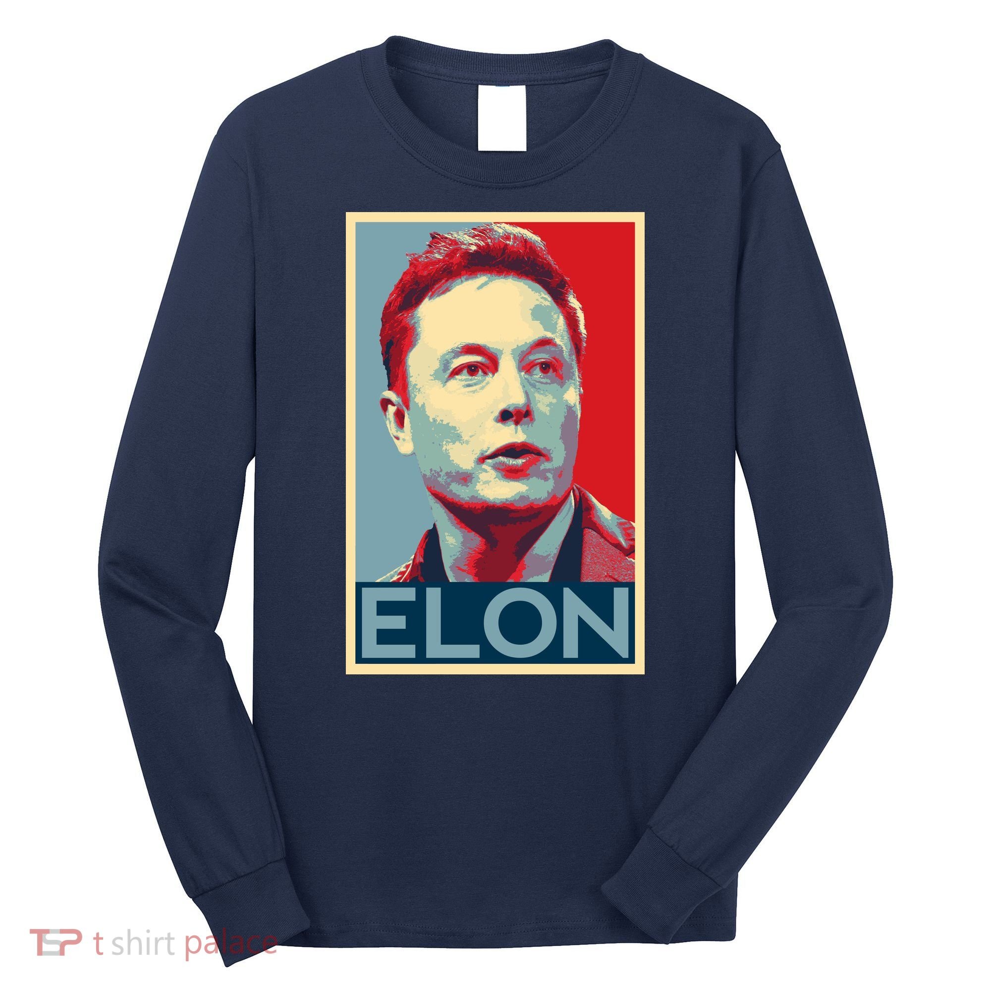 Elon Musk Retro Long Sleeve Shirt