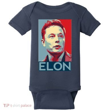 Elon Musk Retro Baby Bodysuit