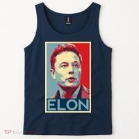 Elon Musk Retro Tank Top thumb 2