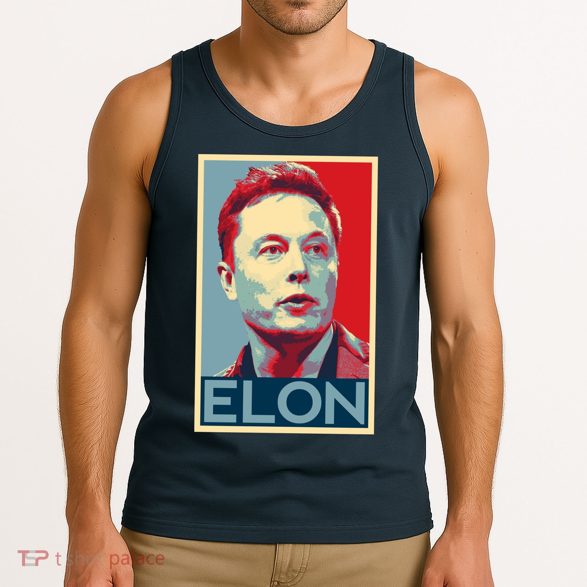 Elon Musk Retro Tank Top
