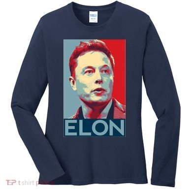 Elon Musk Retro Women's Long Sleeve Shirt