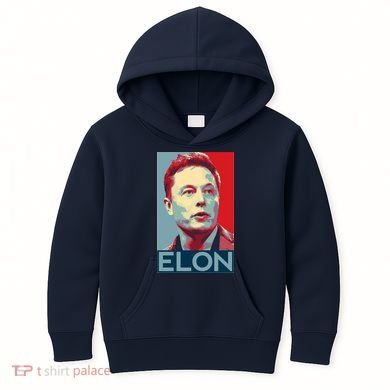 Elon Musk Retro Kids Hoodie