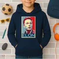 Elon Musk Retro Kids Hoodie thumb 2