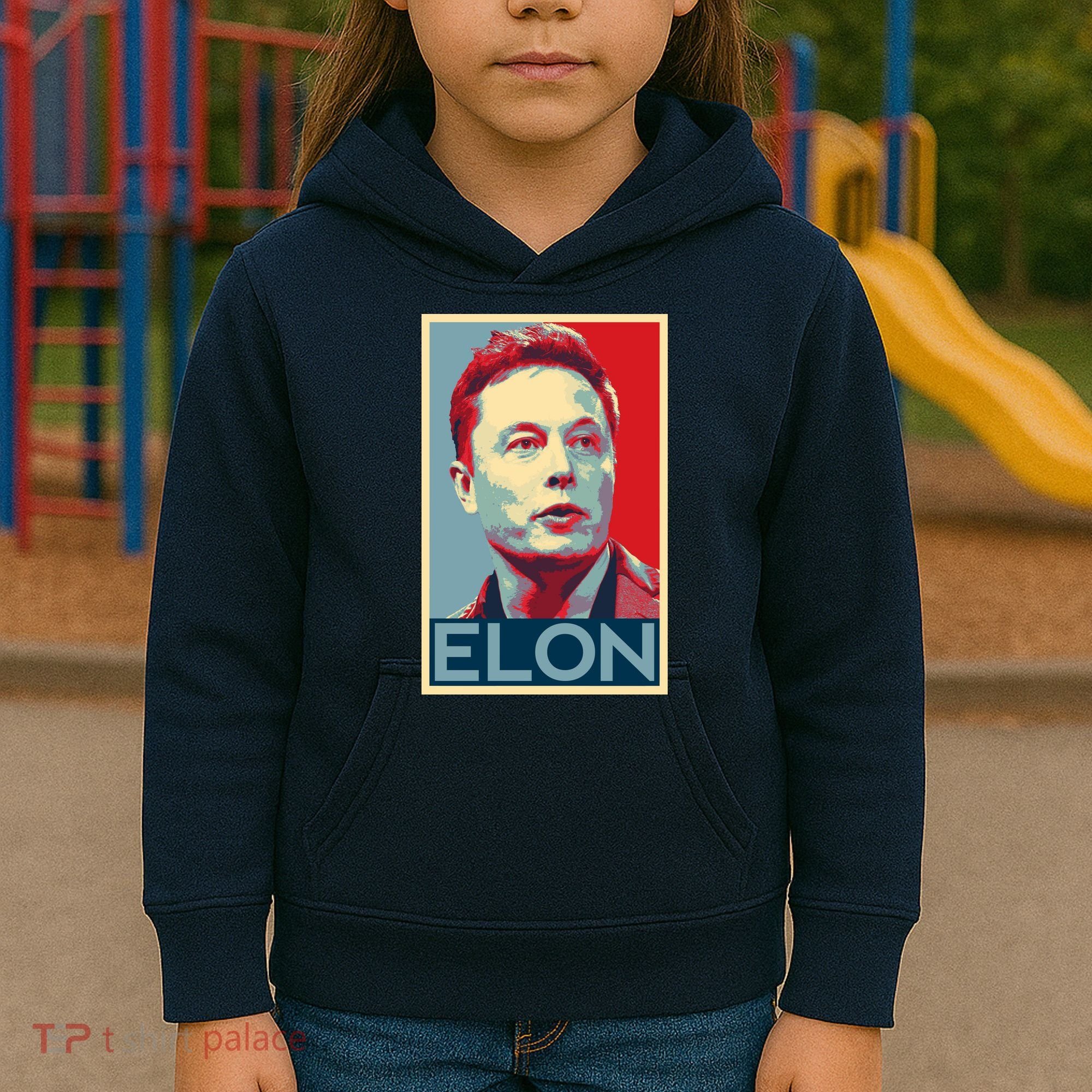Elon Musk Retro Kids Hoodie