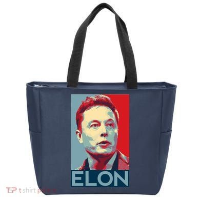 Elon Musk Retro Tote Bag