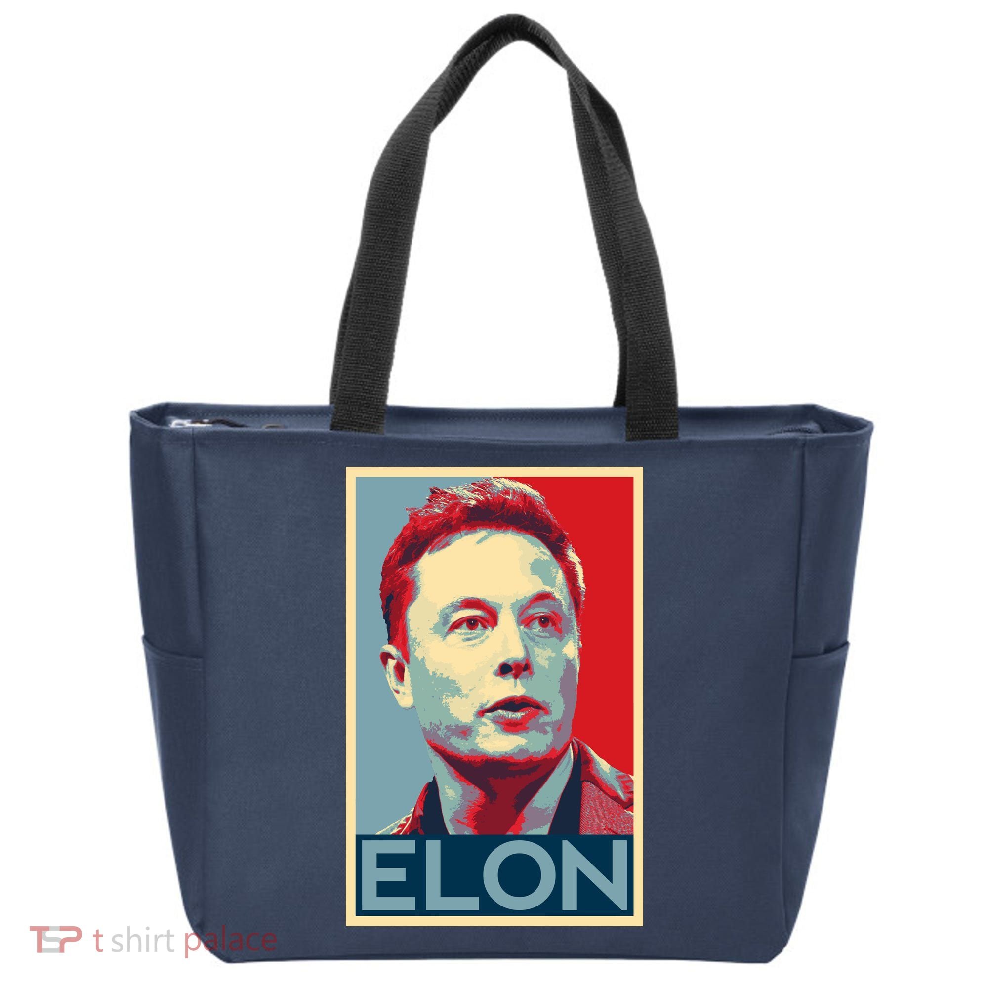 Elon Musk Retro Tote Bag