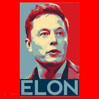 Elon Musk Retro Santa Hat thumb 1