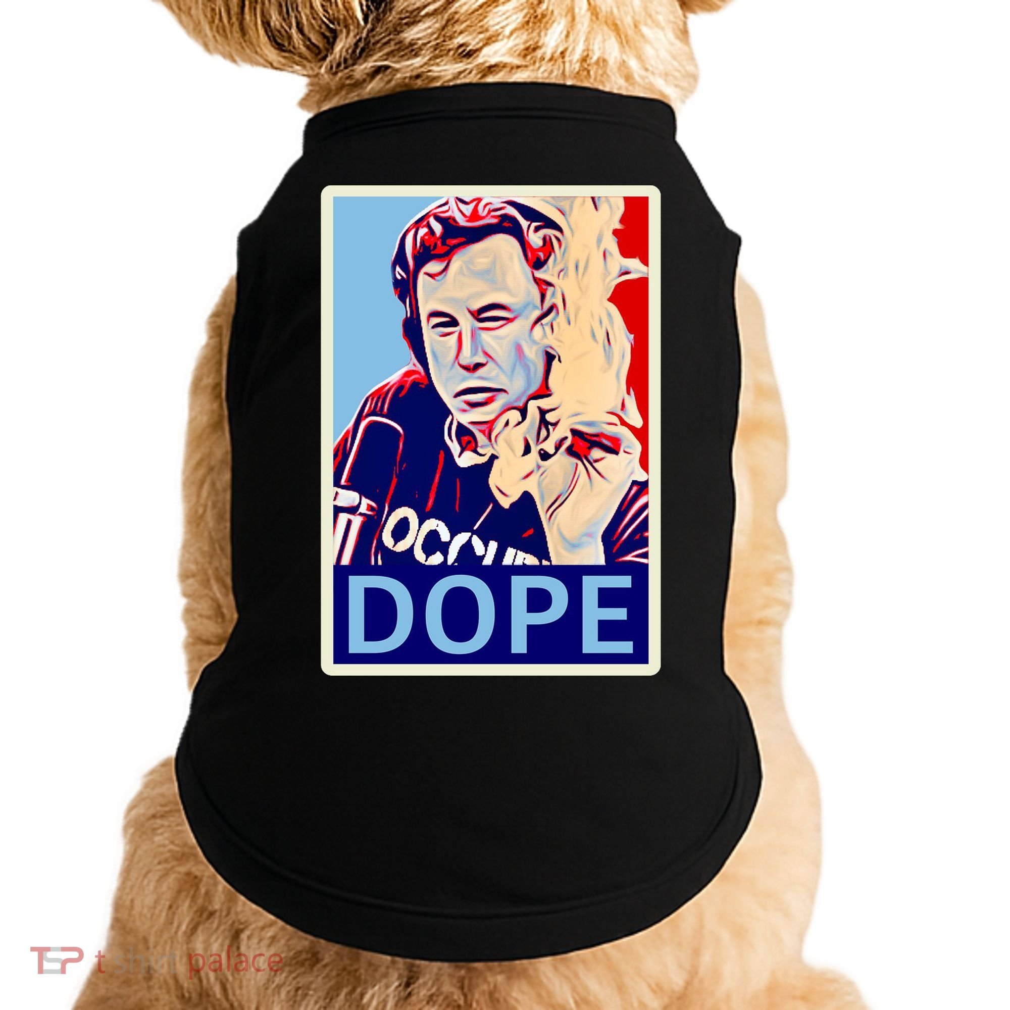 Elon Musk Retro Dope Doggie Tank