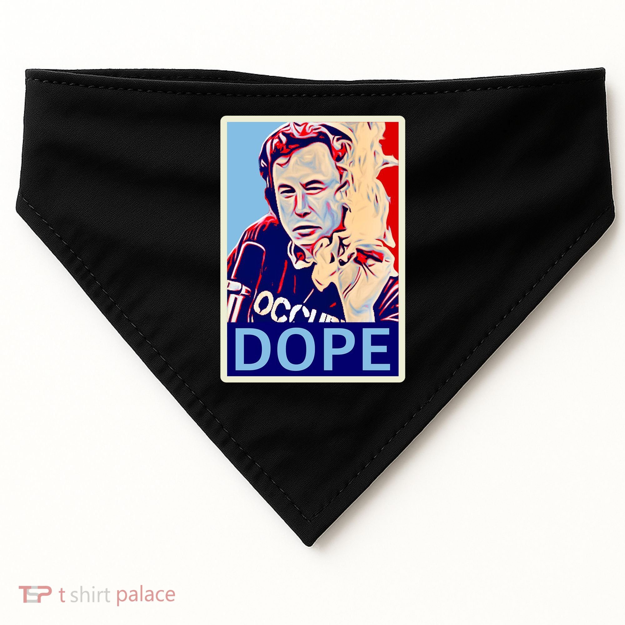 Elon Musk Retro Dope USA-Made Doggie Bandana