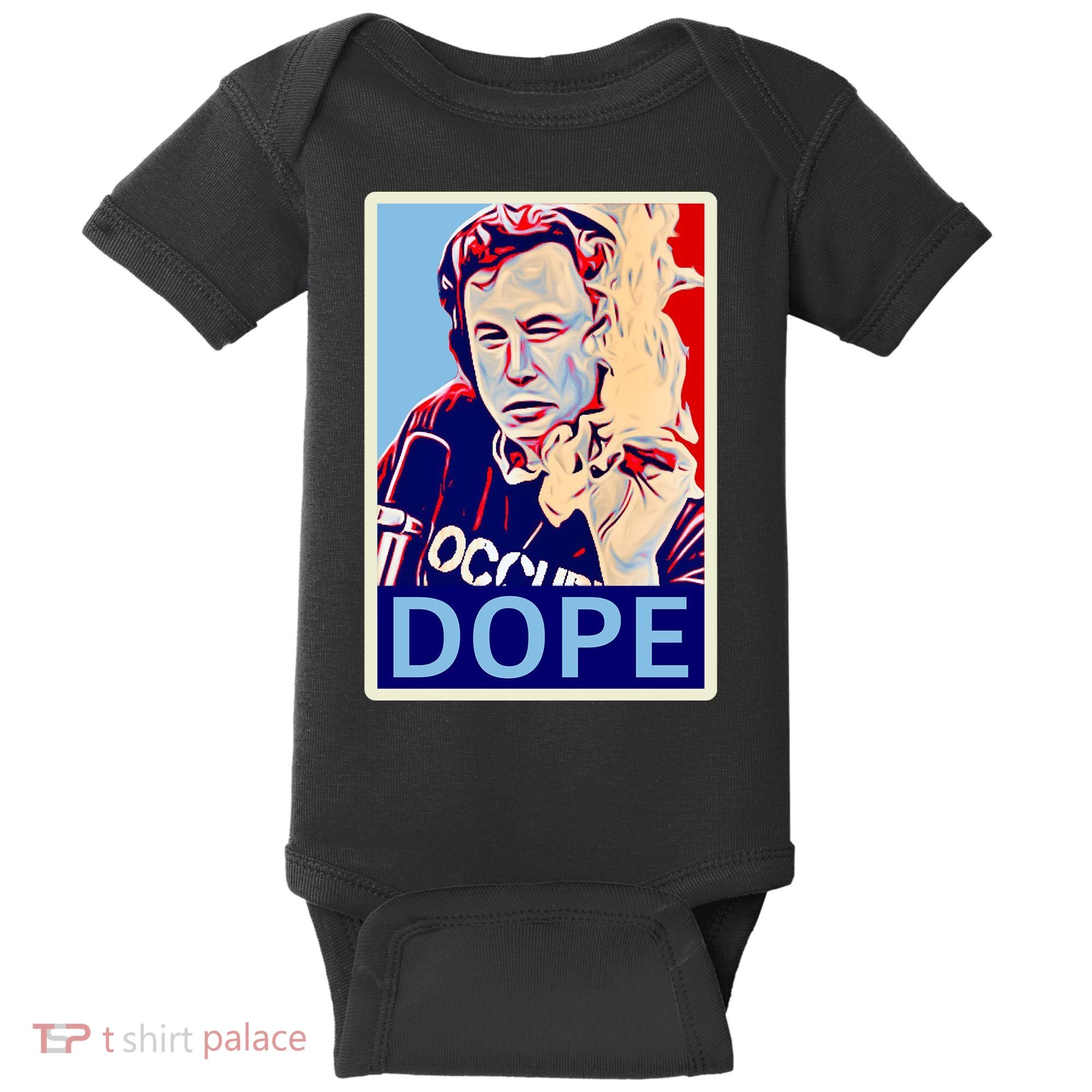 Elon Musk Retro Dope Baby Bodysuit