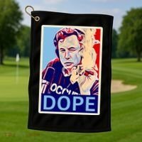 Elon Musk Retro Dope Golf Towel thumb 1
