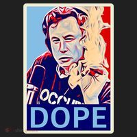 Elon Musk Retro Dope Golf Towel thumb 3