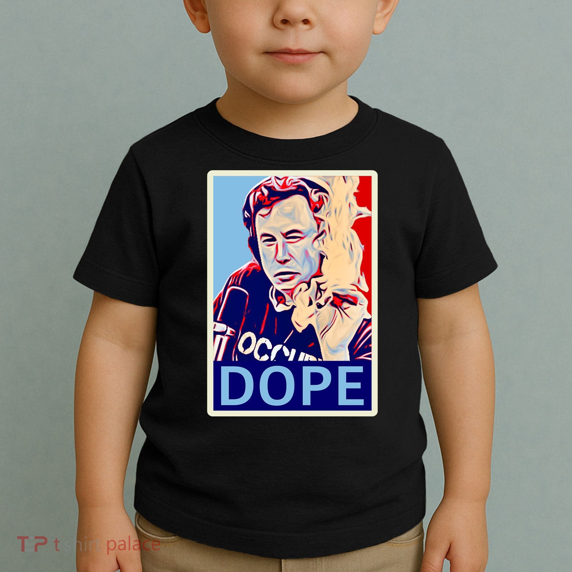Elon Musk Retro Dope Toddler T-Shirt