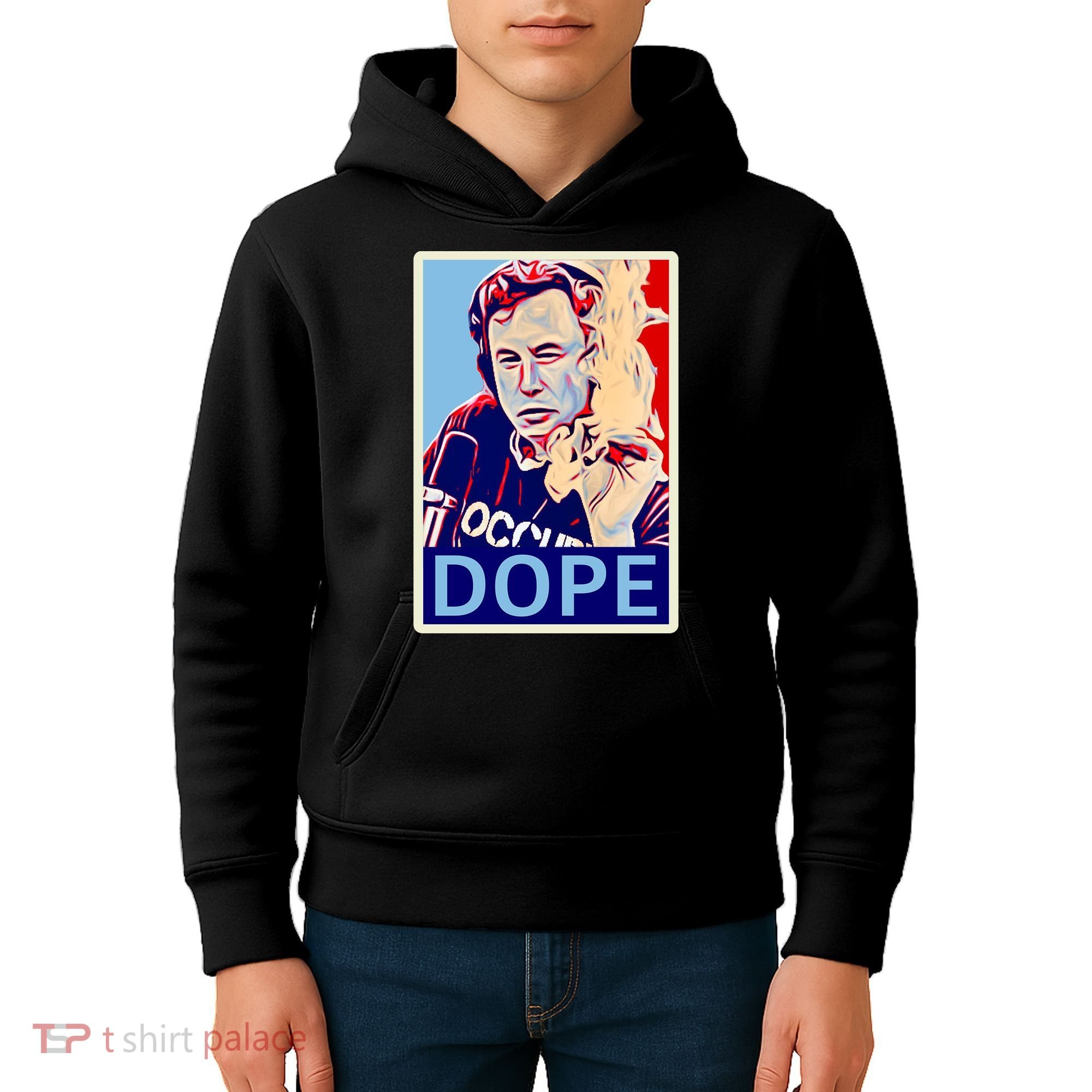 Elon Musk Retro Dope Kids Hoodie