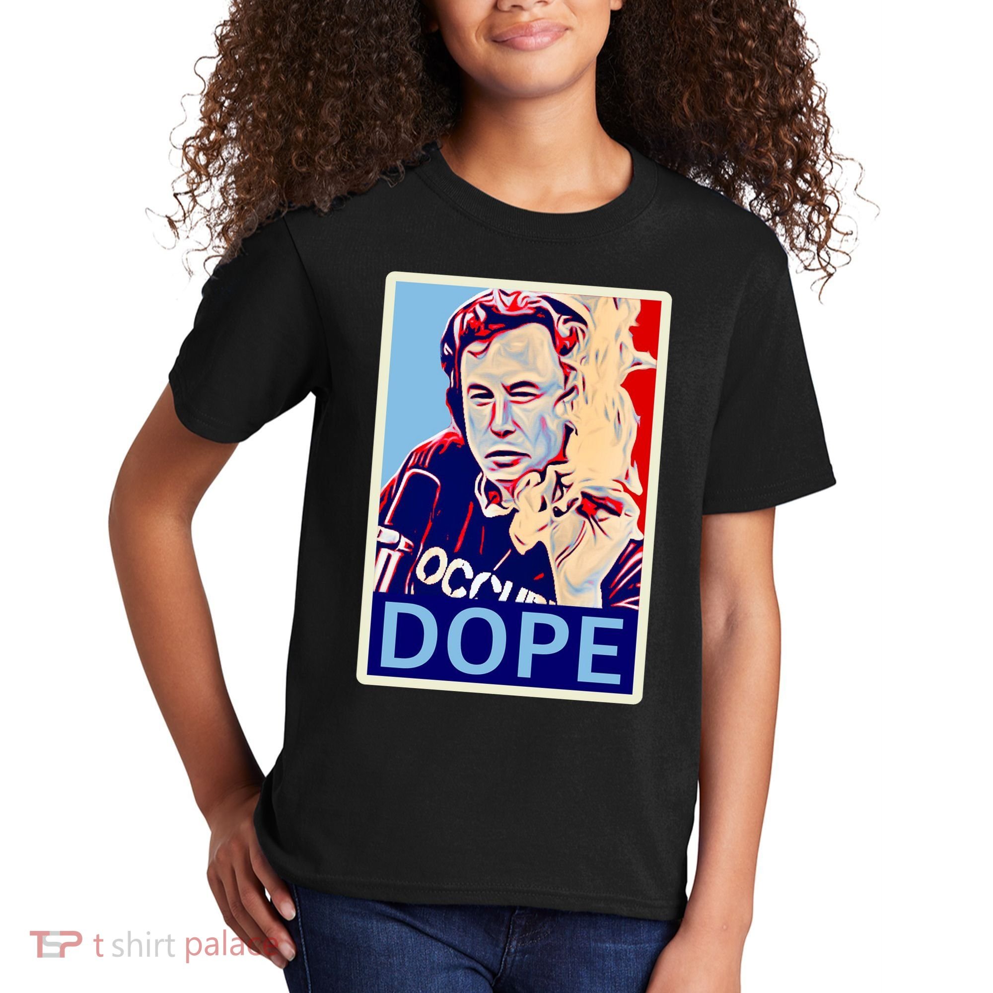 Elon Musk Retro Dope Kids T-Shirt