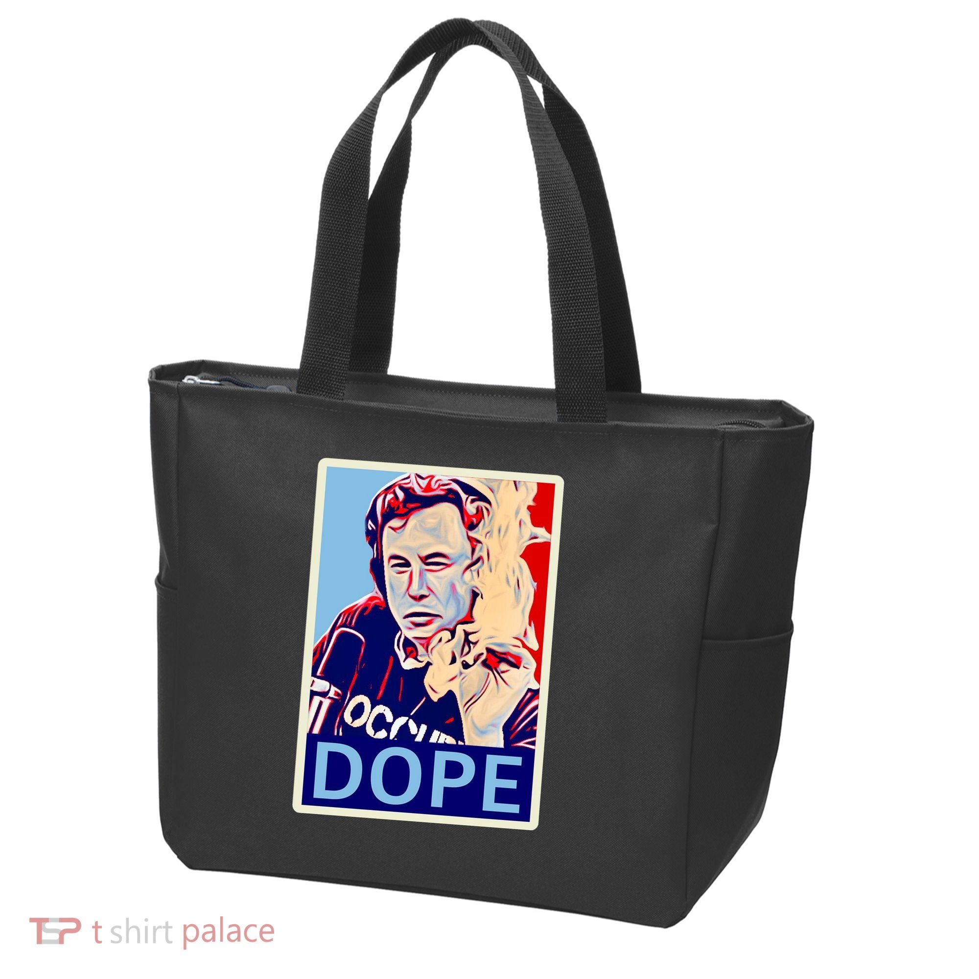 Elon Musk Retro Dope Tote Bag
