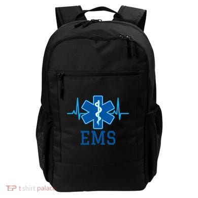 EMS Emergency Medical Services Pulse Logo Backpack