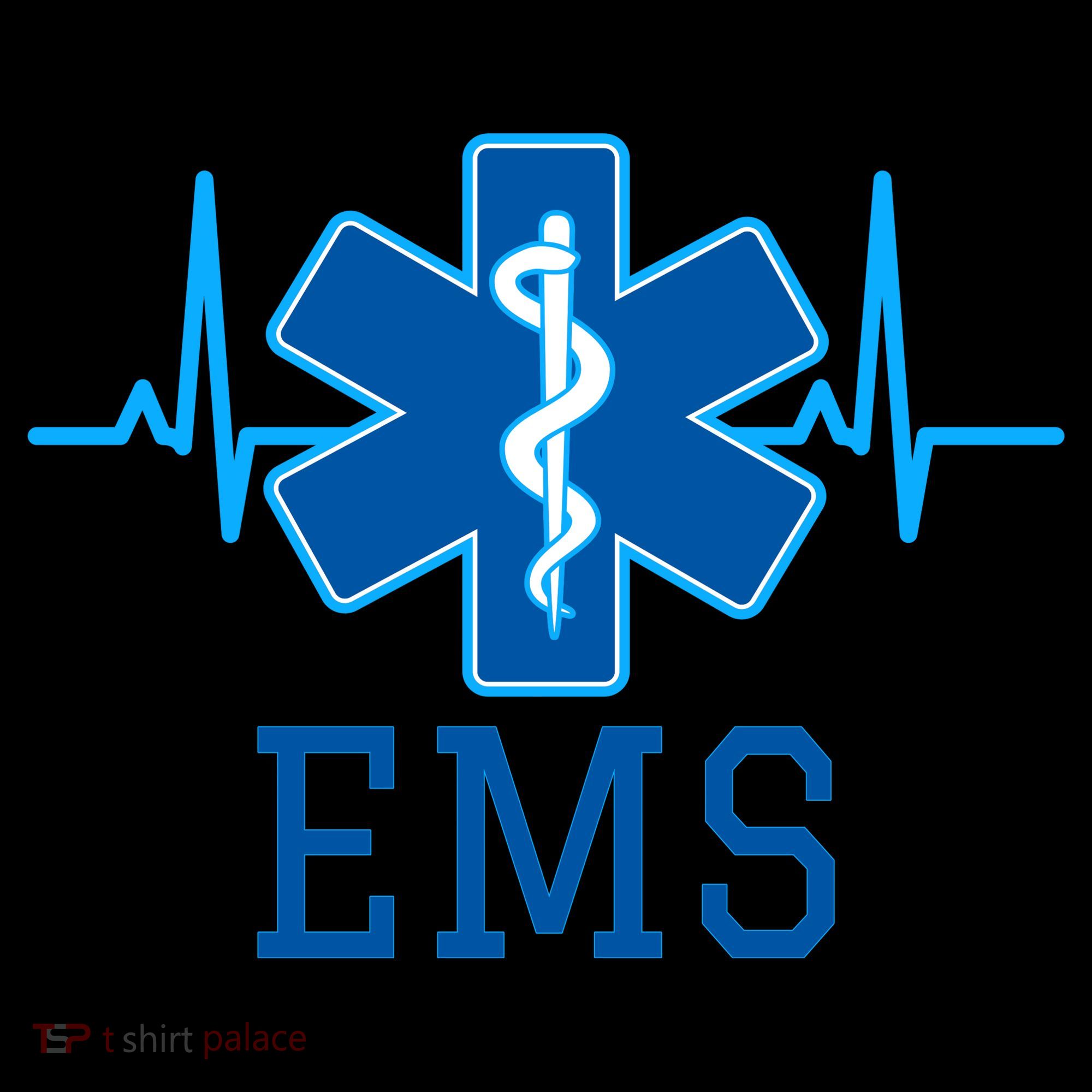 EMS Emergency Medical Services Pulse Logo Coffee Mug