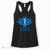 EMS Emergency Medical Services Pulse Logo Women's Tank Top thumb 0