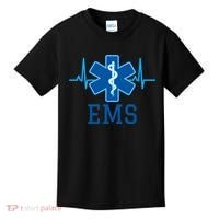EMS Emergency Medical Services Pulse Logo Kids T-Shirt thumb 0