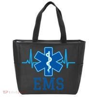 EMS Emergency Medical Services Pulse Logo Tote Bag thumb 0