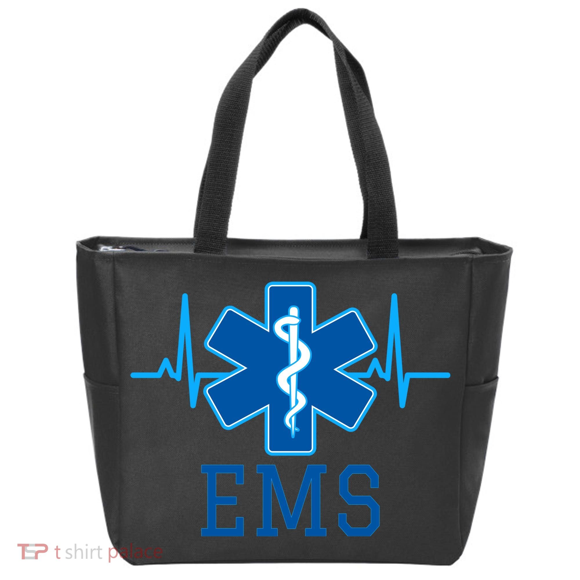 EMS Emergency Medical Services Pulse Logo Tote Bag