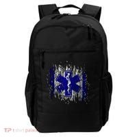 EMS Emergency Medical Services Ripped Torn Flag Backpack thumb 0