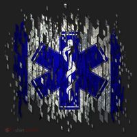 EMS Emergency Medical Services Ripped Torn Flag Tumbler thumb 3