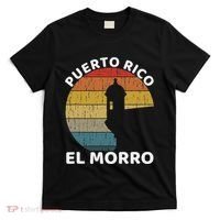 El Morro San Juan Puerto Rico Retro Vintage T-Shirt thumb 0