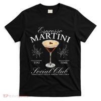 Espresso Martini Social Club Drinking Cocktail Bachelorette T-Shirt thumb 0