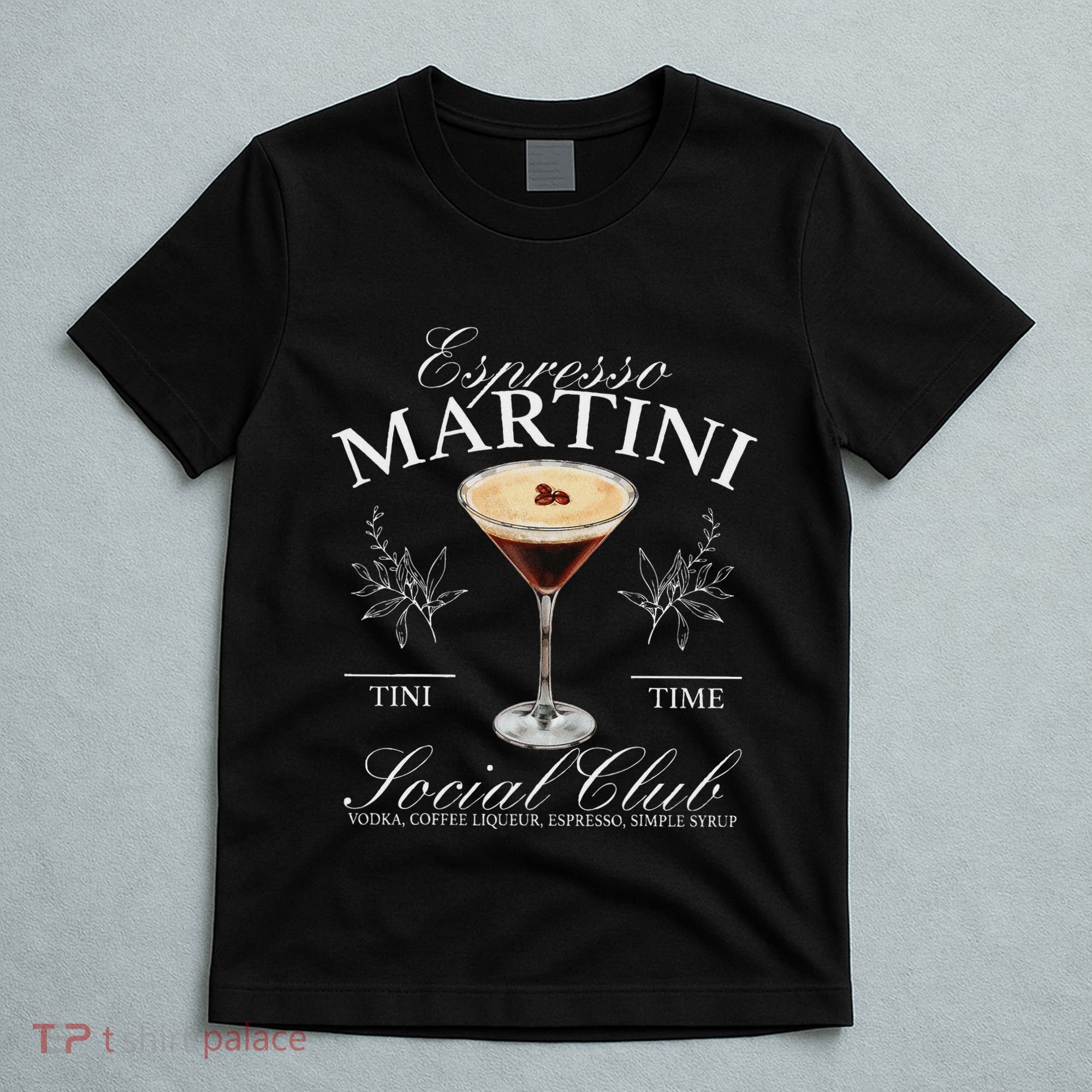 Espresso Martini Social Club Drinking Cocktail Bachelorette T-Shirt