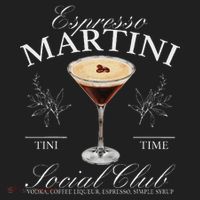 Espresso Martini Social Club Drinking Cocktail Bachelorette Beanie thumb 2