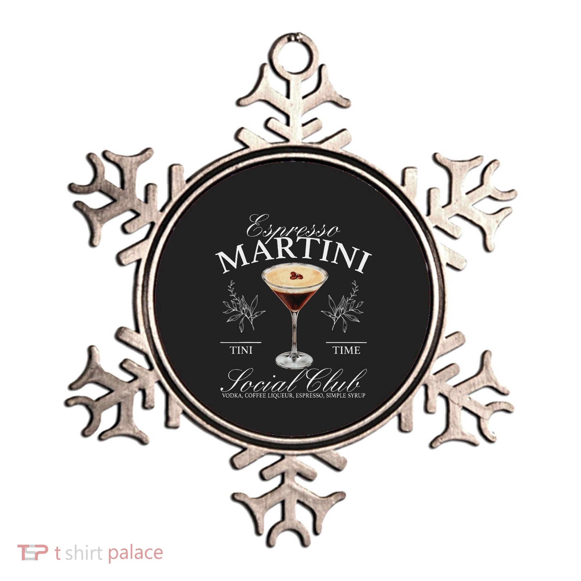 Espresso Martini Social Club Drinking Cocktail Bachelorette Ornament