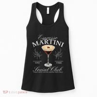 Espresso Martini Social Club Drinking Cocktail Bachelorette Women's Tank Top thumb 0