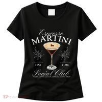 Espresso Martini Social Club Drinking Cocktail Bachelorette Women's T-Shirt thumb 0