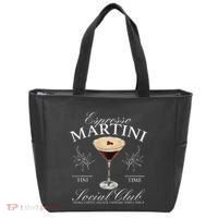 Espresso Martini Social Club Drinking Cocktail Bachelorette Tote Bag thumb 0