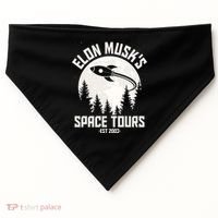 Elon Musk's Space Tours Est 2003 USA-Made Doggie Bandana thumb 0