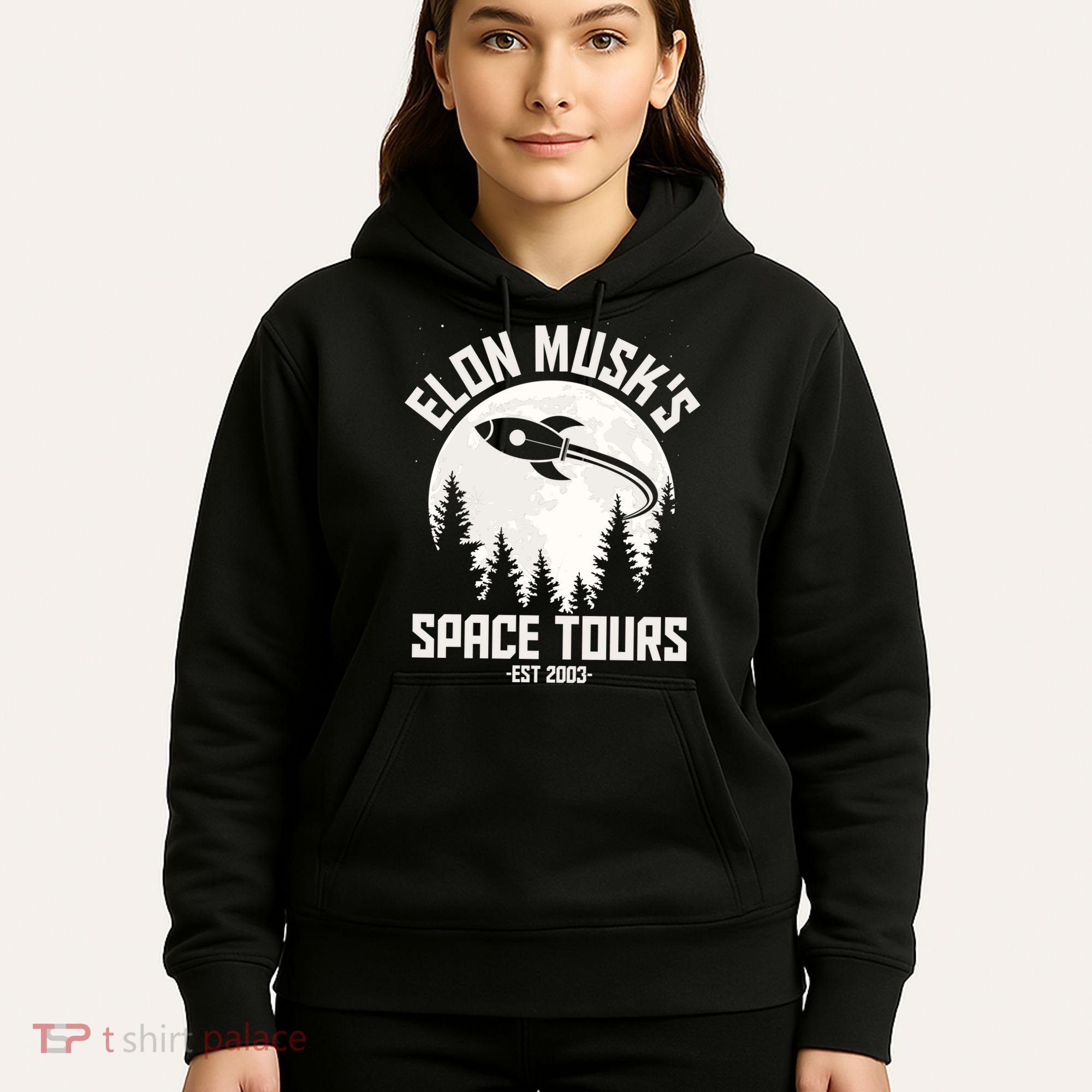 Elon Musk's Space Tours Est 2003 Hoodie