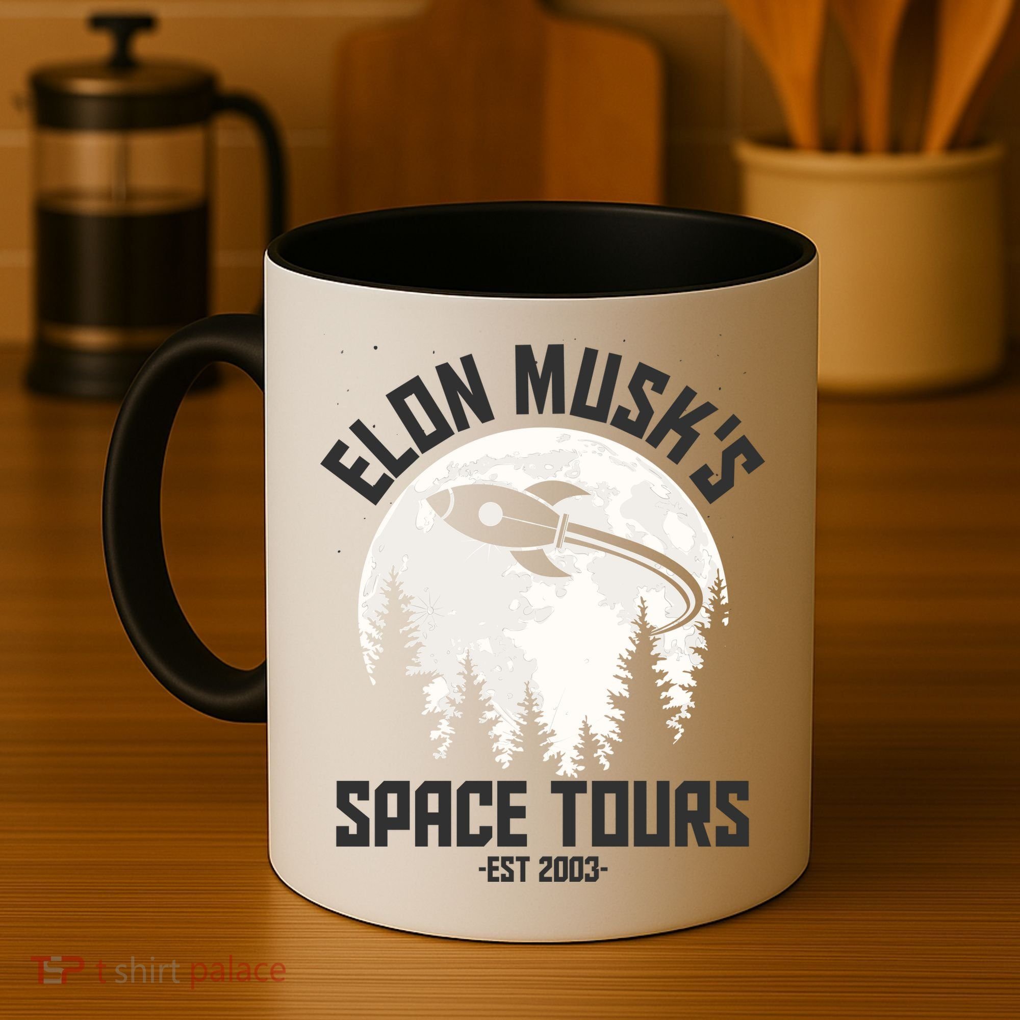 Elon Musk's Space Tours Est 2003 Coffee Mug