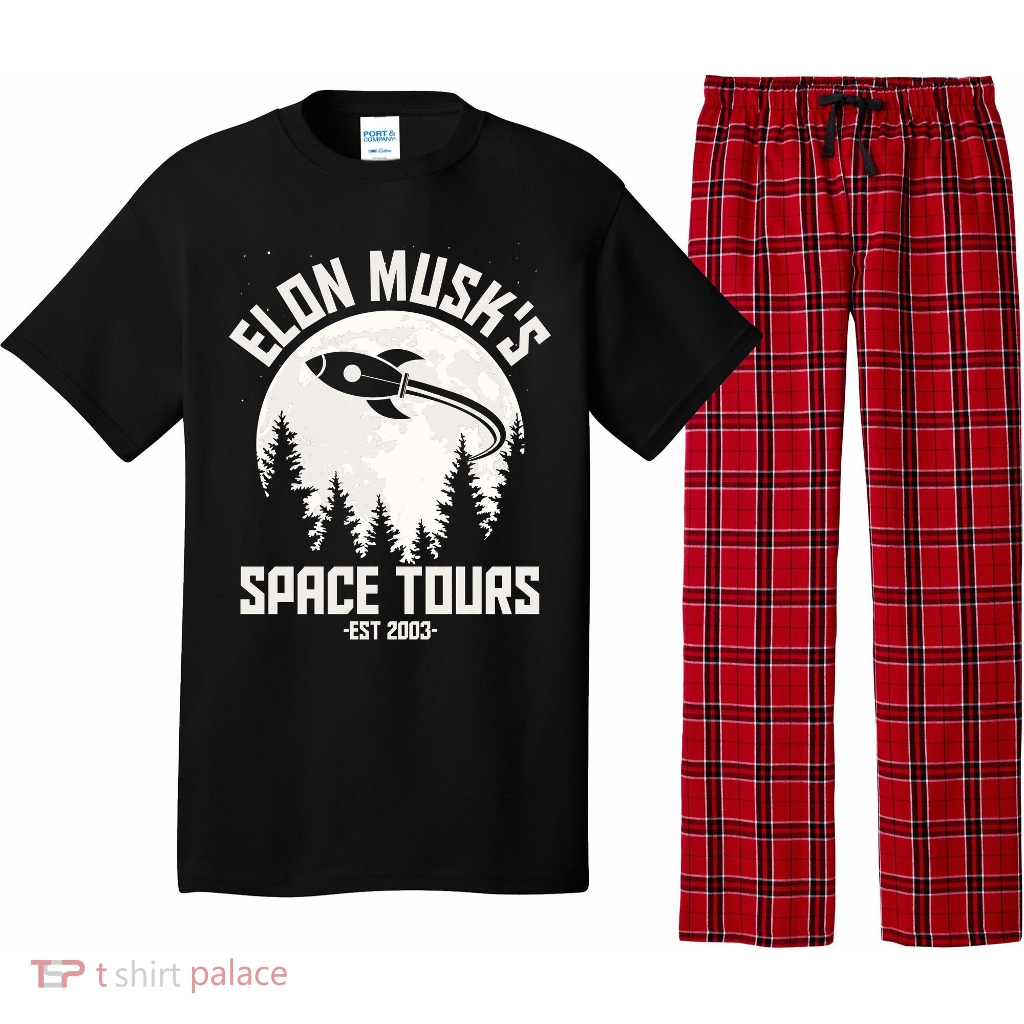 Elon Musk's Space Tours Est 2003 Pajama Set
