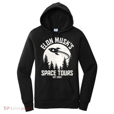 Elon Musk's Space Tours Est 2003 Women's Hoodie