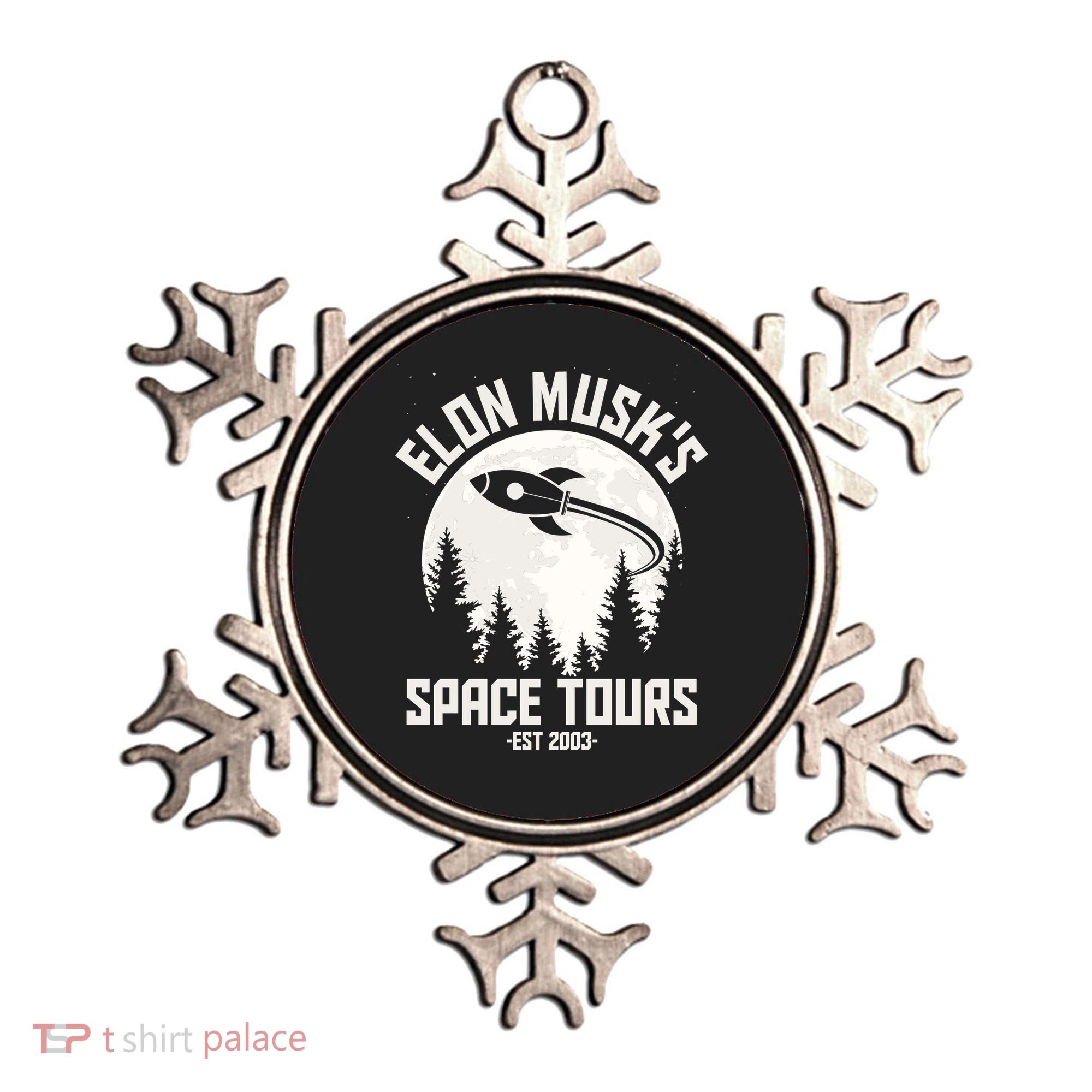 Elon Musk's Space Tours Est 2003 Ornament