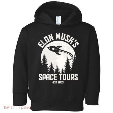 Elon Musk's Space Tours Est 2003 Toddler Hoodie