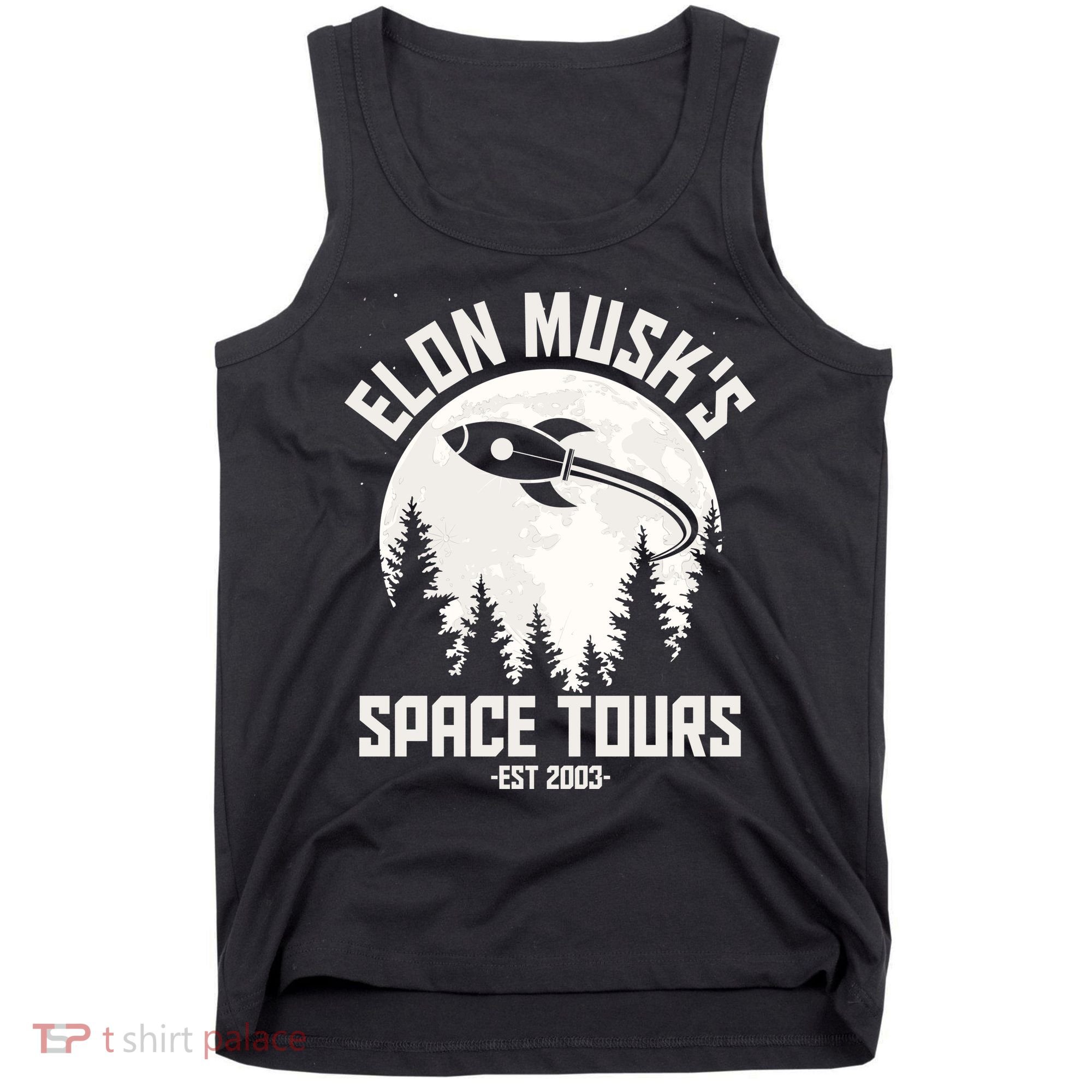 Elon Musk's Space Tours Est 2003 Tank Top