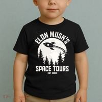 Elon Musk's Space Tours Est 2003 Toddler T-Shirt thumb 2