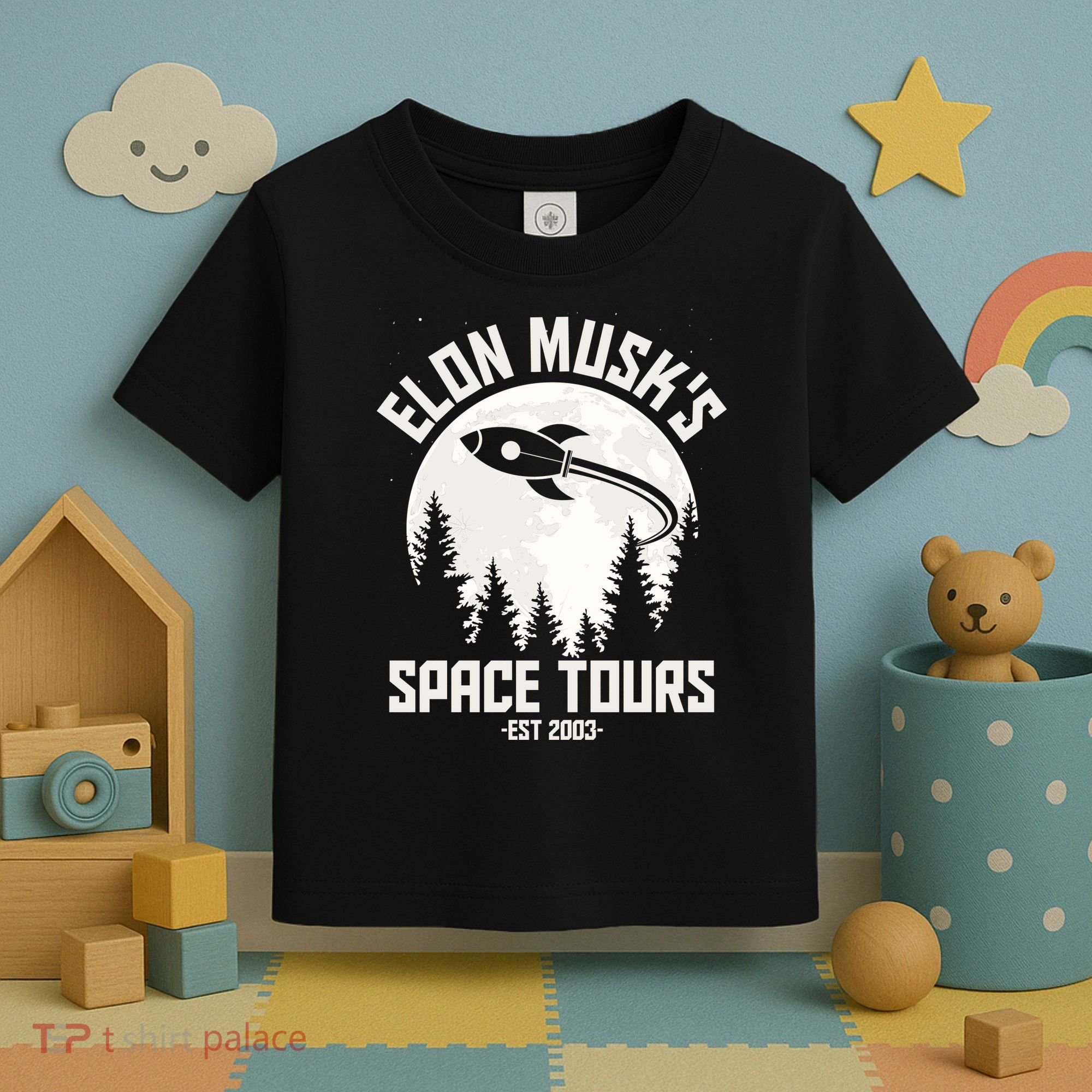 Elon Musk's Space Tours Est 2003 Toddler T-Shirt